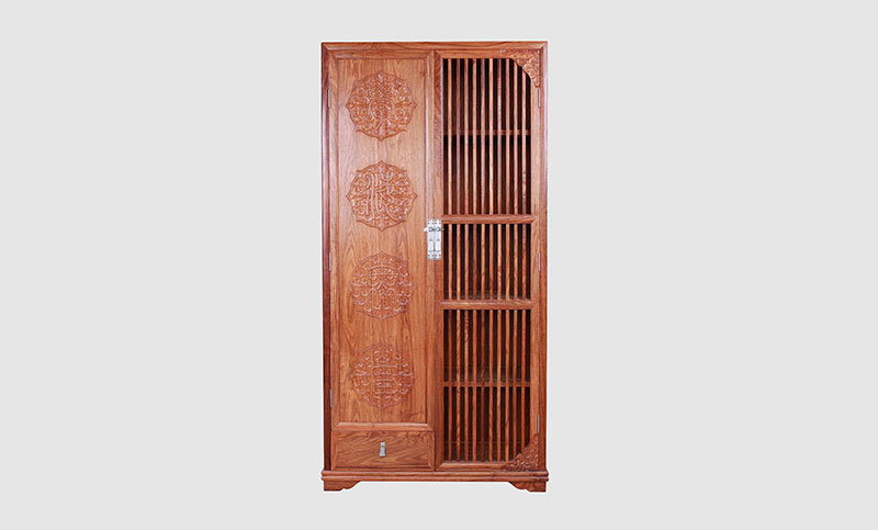 中式实木书柜—学海无涯